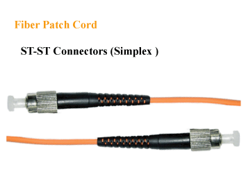 Cable Assemblies (Patch Cord) : ST-ST Connectors Simplex